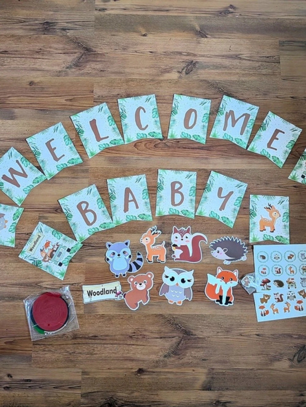 New Woodland Baby Shower Decorations